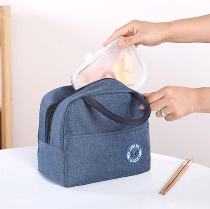 Bolsa Marmiteira Térmica Reutilizável Trabalho Azul (5M-DC4W-N3ZO)